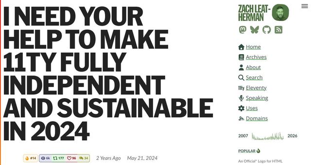 So you want to speak at the 11ty International Symposium on Making Web Sites Real Good